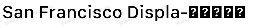 San Francisco Displa字体转换